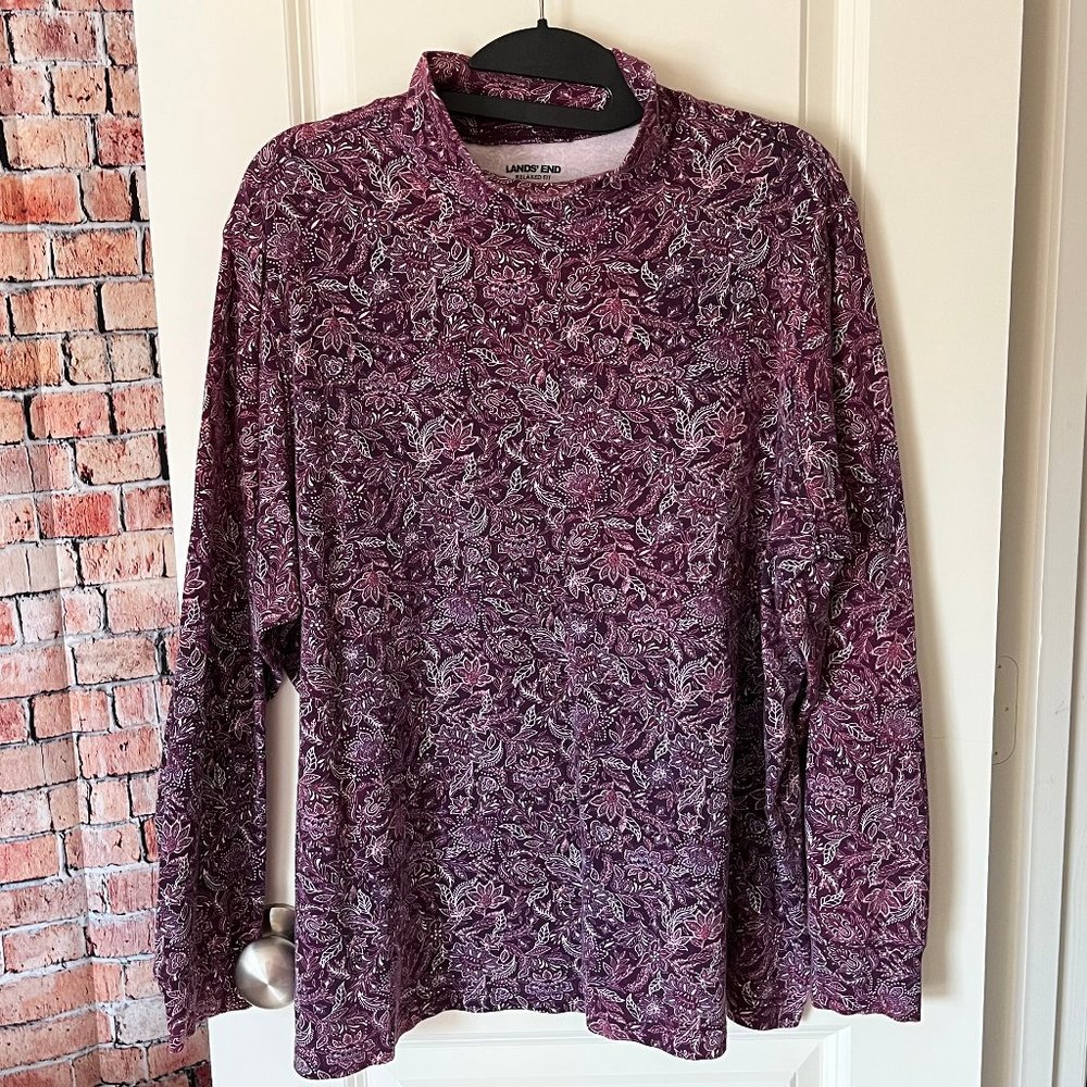 Lands End Mock Turtleneck